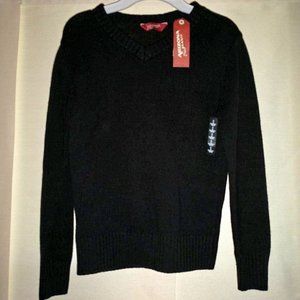 ARIZONA JEAN CO. boys black sweater size 8 k-284